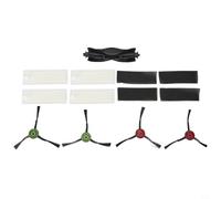 Replacement Parts for Lubluelu SG60 SL60D Robot Vacuum - 4 Side Brushes - 1 Roller Brush - Filters Set - High-Efficiency Cleaning Accessories