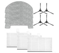 Replacement Parts for Midea VCR11W VCR11B MI6BK Robot Vacuum - Side Brush HEPA Filter Mop Pad Kit