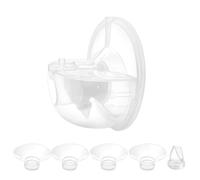 Replacement Parts for Momcozy M5 Breast Pump, Set of 1, 24 mm Complete | Only for Momcozy M5, flange one. 15/17/19/21 mm each, collection cup, 24 mm double flange, duck valves and membranes 1 each