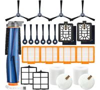 Replacement Parts for Shark AI AV2501S AV2501AE RV2502AE RV2520AOUS AV2510AOUS AV2511AE RV2610WA AV2610WA Accessories Kit with Main Brush,Filters,Foam Filters,Primary Filter,Side Brushes