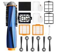 Replacement Parts for Shark AV2500AE Robot Vacuum Cleaner Accessory Kit. 6 Side Brushes + 1 Main Brush + 2 Orange Filters + 2 Cotton + 2 Black Filters + 1 Primary + General Brush + Screwdriver