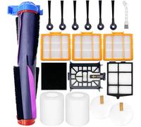 Replacement Parts for Shark Power Detect/Detect Pro RV2820AE AV2800ZE RV2820YE RV2820ZE AV2820S AV2820AE RV2800AE RV2800S Vacuum,Main Brush Filter Side Brush Pre Filter Pre-Motor Foam&Felt Filter