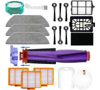Replacement Parts for Shark Power Detect/Detect Pro RV2820AE AV2800ZE RV2820YE RV2820ZE AV2820S AV2820AE RV2800AE RV2800S Vacuum,Main Brush Filter Pre Filter Pre-Motor Foam&Felt Filter Mop Pad