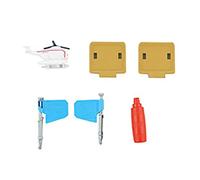 Replacement Parts for Thomas & Friends Trains and Cranes Super Tower Playset - GXH09 ~ Replacement Helicopter Harold, 2 Landing Pads, 2 Flags and Red Handle