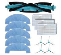 Replacement Parts for Ultenic T20 Pro, Main Brush Side Brush Filter Mop Cloth Kit for Honor Choice S3 R3 Plus