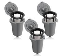 Replacement Parts Grey Reusable Filter Cup, Compatible with Cuisinart Single Serve Coffee Makers 3 Pack