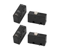 replacement parts Industrial Switches 10Pcs AC250V/3A 125V/5A SPDT Momentary Push Button Actuator Limit Micro Switch Switches
