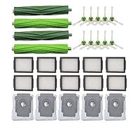 Replacement Parts Kit/Fit For IRobot/Fit For Roomba I7 I7+ Plus Vacuum, Set Multi-Surface Rubber Brushes High-Efficiency Filters Sweeping Robot Set