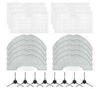 Replacement Parts Kit for Airzeen R7 J10 - for LARESAR P10 Robot Vacuum Cleaner, Includes Side Brushes HEPA Filters Mop Pads Replacement Accessories for Cleaning Maintenance Use(B)