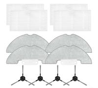 Replacement Parts Kit for Airzeen R7 J10 - for LARESAR P10 Robot Vacuum Cleaner, Includes Side Brushes HEPA Filters Mop Pads Replacement Accessories for Cleaning Maintenance Use(A)