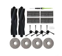Replacement Parts Kit for Dreame L10s Ultra for Gen 3, for MOVA for P50 Pro Ultra, for X40/X40 Master; 2 Main Brushes, 4 HEPA Filters, 4 Washable Mops, 4 Dust Bags