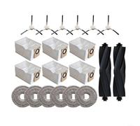 Replacement Parts Kit for Dreame L10s Ultra & for Xiaomi X10+ Robot Vacuum Accessories, 13-Pack Main Brush, Side Brushes, Mop Cloths & Dust Bags(B)
