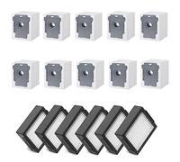 Replacement Parts Kit for iRobot Roomba i7 i7+ i1 i3 i3+ i4 i4+ i6+ i8 i8+ J7 J7+ Plus Vacuum, 10 Pack Vacuum Bags & 6 Pack High-Efficiency HEPA Filters