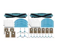 Replacement Parts Kit for Liectroux G7, for AENO RC4S, Evolution AIRO Vacuum Cleaners with Main Roller Brush, Side Brushes, for HEPA Filter, Dust Bags and (A)