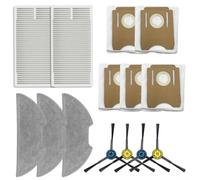 Replacement Parts Kit for Obode A8 Plus and for ETA Aurum PRO 6241, Includes Side Brushes, Filters, Mop Cloths and Dust Bags, Robot Vacuum Cleaner Accessories Set(A)