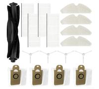 Replacement Parts Kit for Pioneer VC700R Includes Side Brushes, Mop Cloths, Dust Bags, and Filter for Easy Maintenance
