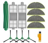Replacement Parts Kit for Roomba 205 & DustCompactor for COMBO,Includes Main Roller Brush,Side Brushes,HEPA Filters and Mop Pads-(A)