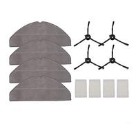 Replacement Parts Kit for Tapo RV30 Max Plus RV20 Max Plus Robot Vacuum Cleaner - Filters Side Brushes Mop Cloths Accessories Set Compatible(A)