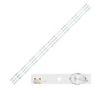 Replacement parts LED backlight Strip for STARWIND 42SB300 SW-LED42BB200 for Fusion FLTV-43A210 JS-JP42DM082ED.007L(00813) R72-42D04-010(1 set - 3 pcs)