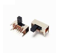 replacement parts Micro Switch 10 Pcs Panel PCB 8 Pin 3 Position 2P3T DP3T Slide Switch Side Knob Straight Foot Switch Handle Toggle Power Switch