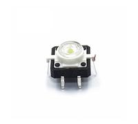 Replacement Parts Micro Switch 100PCS 12X12X7.3 Tactile Push Button Momentary Tact LED 5 Color .3mm 12 * 7(19)