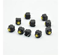 replacement parts Micro Switch 10pcs Mute Button 6 * 6 * 7.3mm Silent Switch Wireless Mouse Wired Mouse Button Micro Switch Yellow Push Button Switch