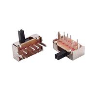 replacement parts Micro Switch 10Pcs SK23D07 8 Pin PCB 3 Position 2P3T DP3T Miniature Slide Switch Side Knob SK23D07VG5 Handle high 5mm