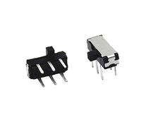 replacement parts Micro Switch 20PCS Black 6 Pins Side Allocate Six Foot Directly Insert Miniature Tact Slide Toggle Switch