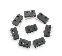 replacement parts Micro Switch Copper 125/250V 2/3Pin Mini Limit Switch Quick Button Switch (Color : Kw2-p-l16-r, Size : 5pcs)