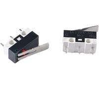 Replacement Parts Micro Switches 100Pcs Limit Switch Push Button 1A 125V AC Mouse 3Pins