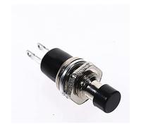 Replacement Parts Micro Switches 10Pcs PBS-110 7MM Momentary Push Button Switch Press The Reset ON Off Normally Open NO(Nero)