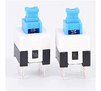 Replacement Parts Micro Switches 20pcs 6Pin Push Tactile Power Switch Self Lock On/Off Button Latching 7x7mm 8 * 8mm