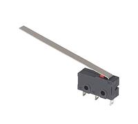 replacement parts Micro Switches 5PCS Micro Switch NO NC 2 Position 3 Pins Momentary Limit Switch 5A 250VAC Extra Long Lever Arm Snap Action Stroke Switch KW12-D