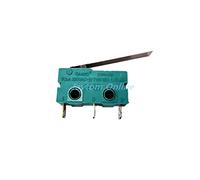 replacement parts Micro Switches 5pcs Micro Switch Roller Lever Arm SPDT Snap Action 5A 250V KW4A NC-NO-C with Pulley 3Pin 2Pin Stroke Limit Switch (Color : 25mm Straight Handle)
