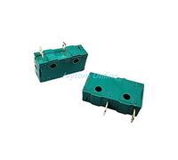 replacement parts Micro Switches 5pcs Micro Switch Roller Lever Arm SPDT Snap Action 5A 250V KW4A NC-NO-C with Pulley 3Pin 2Pin Stroke Limit Switch (Color : 2pin Nomal Open)