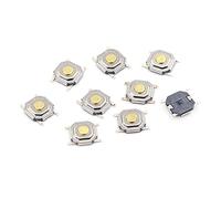 replacement parts Power Switch Button 100PC/Lot SMD 4 * 4 * 1.5MM 4X4X1.5MM Tactile Tact Push Button Micro Switch Momentary (Color : 4x4x1.5mm)