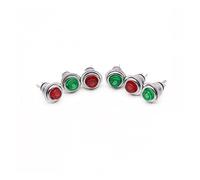 Replacement Parts Power Switch Button 100pcs DS-101 8mm On/Off Push Mini Lockless Momentary ON Off Micro Normally Open(Vert)