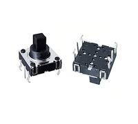 replacement parts Power Switch Button 10pcs/lot 10x10x10mm Tactile Switch 5 Way Direction Switch Micro Switch Push Button 10 * 10 * 10mm Reset Tact Switch