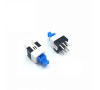 replacement parts Power Switch Button 10PCS Non-Self-Locking Switch/Self Locking 5.8 * 5.8 7 * 7 8 * 8 8.5 * 8.5mm Push Tactile Power Micro Switch 6 Pin Button Reset Switch (Color : 10p 7mm Self-lock