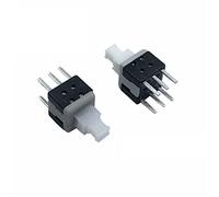 replacement parts Power Switch Button 10PCS Non-Self-Locking Switch/Self Locking 5.8 * 5.8 7 * 7 8 * 8 8.5 * 8.5mm Push Tactile Power Micro Switch 6 Pin Button Reset Switch (Color : 10p 5.8 Self Lock