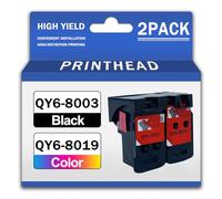 Replacement Parts Printhead QY6-8003 QY6-8019 BH-7 CH-7 Compatible with Canon P-IXMA G1000 G1010 G2000 G2010 G3000 G3010 G4000 G4010 Printers Ink Cartridges,Set Combo-1 Set