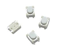 Replacement Parts Push Button Switch 100PCS/LOT 3 * 4 2.5mm SMD Tact Pin Touch Micro Switches 3x4x2.5H White Car Remote Key zgd
