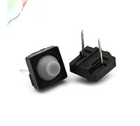 replacement parts Push Button Switch 50pcs/lot 8 * 8 * 5.5MM 2PIN G77 Conductive Silicone Soundless Tactile Tact Push Button Micro Switch Self-Reset,zgd