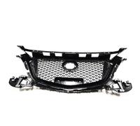 Replacement parts Replacement for Mazda For 3 For Axela 2017 2018 Honeycomb Front Upper Bumper Grille Front Radiator Grille Glossy Black