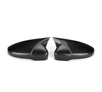 Replacement Parts Replacement for VW For Scirocco MK3 2010 2011 2012 2013 2X Add On Car Side For Wing Mirror Cover Caps Rearview Mirror Housing(Carbon Fiber Look)