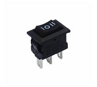 replacement parts Rocker Switch 10PCS KCD11 Rocker Switch 10 * 15mm Mini Push Button Switch ON-Off/ON-Off-ON 2 Pins / 3 Pins 3A 250VAC / 6A 125VAC 10x15mm (Color : 3pin On-off-on)