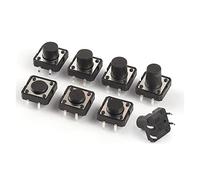 replacement parts Rocker Switch 10PCS Tactile Tact Mini Push Button Switch Micro Switch 12x12 12 * 12 * 4.3mm 5mm 6 7 8 9 10 11 12 mm 4Pinc tact Switch (Color : 12x12x8mm)