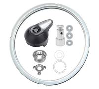 Replacement Parts Set for Instant Pot Lux 5, 6 Quart Qt IP-LUX50 IP-LUX60, Include Steam Release Handle Sealing Ring Steam Release Valve and Float Valve Seal Anti-Block Shield (Set of 10)