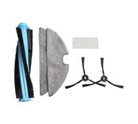 Replacement Parts Set with Main Roller Brush Side Brushes Filter and Mop Cloth for eufy For RoboVac L35 forHybrid and LR30 forHybrid+ Models