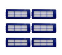 Replacement Parts Side Brush Hepa Filter，Compatible for Eufy,Compatible for RoboVac, G10 G20 G30 11S Hybrid Robot Vacuum Cleaner Accessories,Stable Suction(6 HEPA)